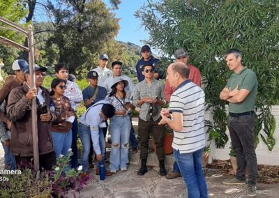 Elca recibió la visita de dos grupos de alumnos y profesores de Fitotecnia de la Universidad de Chapingo, en México.