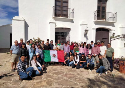 Elca recibió la visita de dos grupos de alumnos y profesores de Fitotecnia de la Universidad de Chapingo, en México